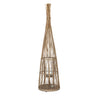 Large Conical Wicker Lantern