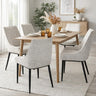 White Dining Chair — Kitchen Dining Chair, Fabric