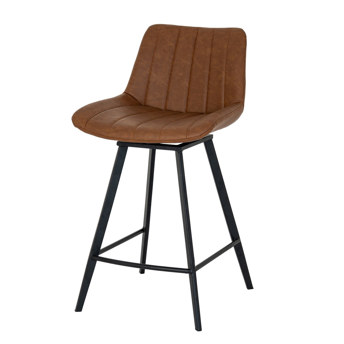 Malmo Tan Swivel Bar Stool — bench