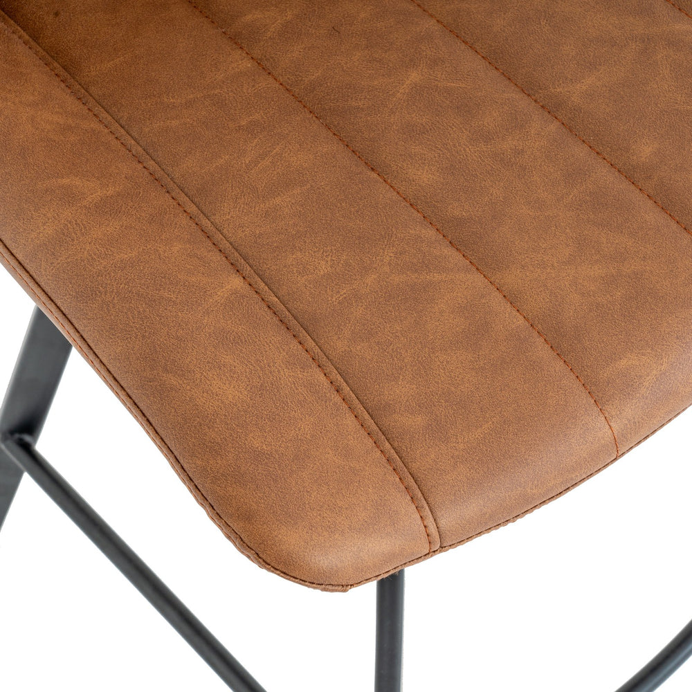 Malmo Tan Swivel Bar Stool — bench