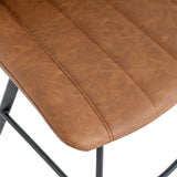 Malmo Tan Swivel Bar Stool — bench