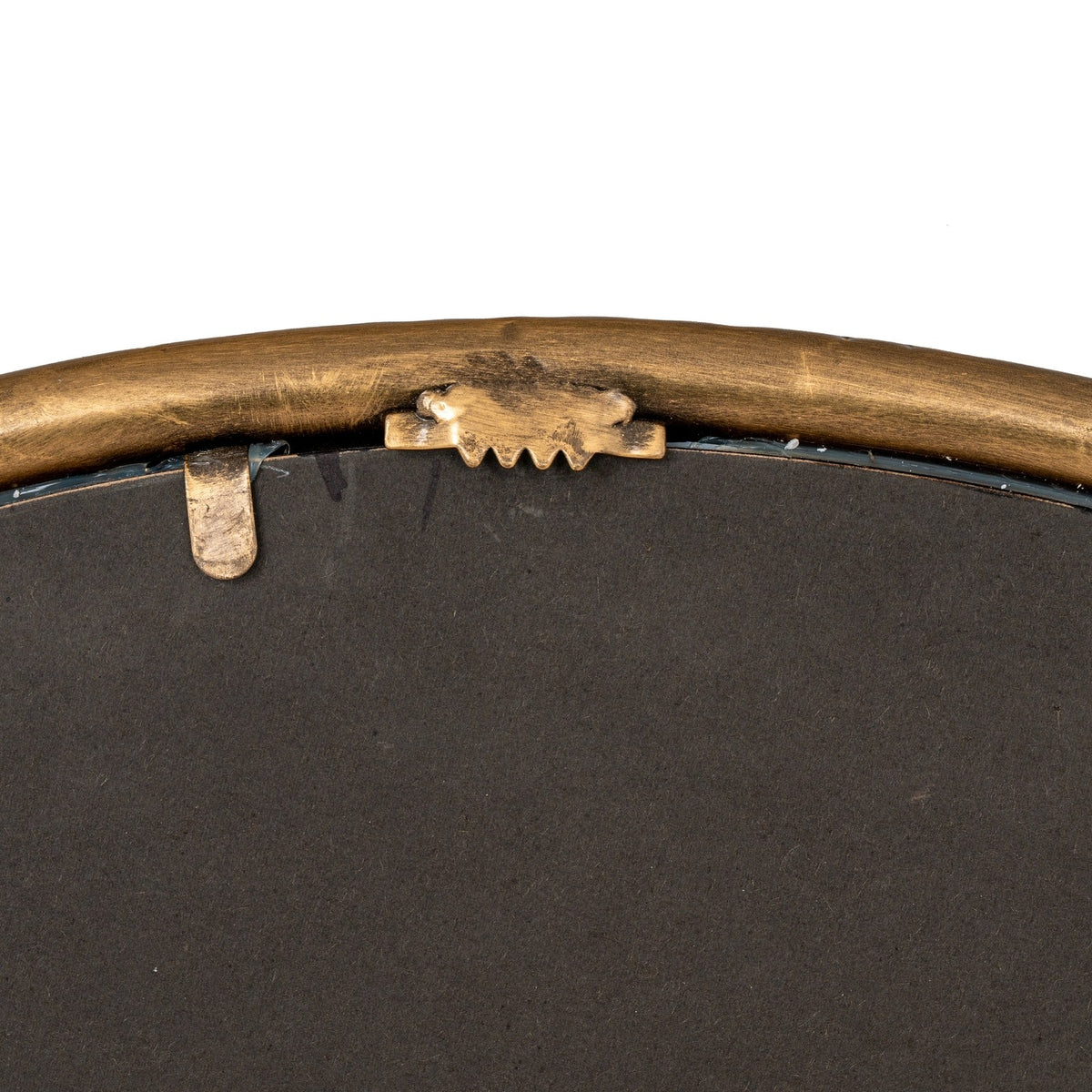 Nahla Small Mirror With Dimpled Frame — mirror