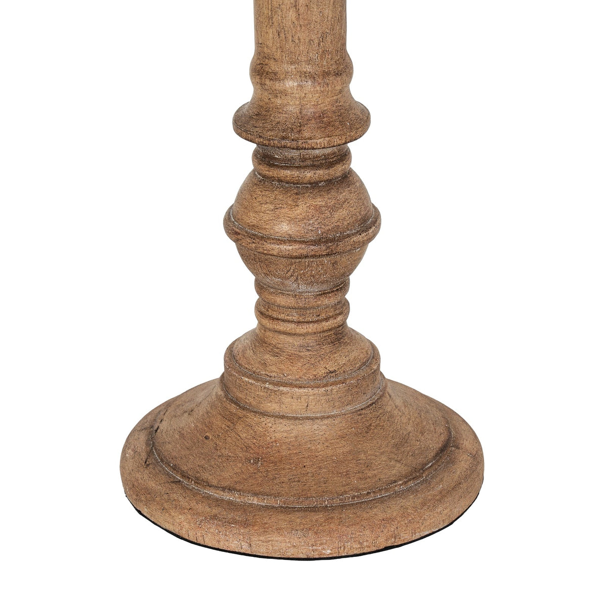 Brown Table Lamp 79cm — Living Room Table Lamp, Linen Shade, Solenne