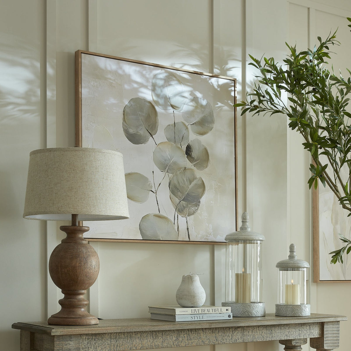 Clarion Table Lamp with Linen Shade