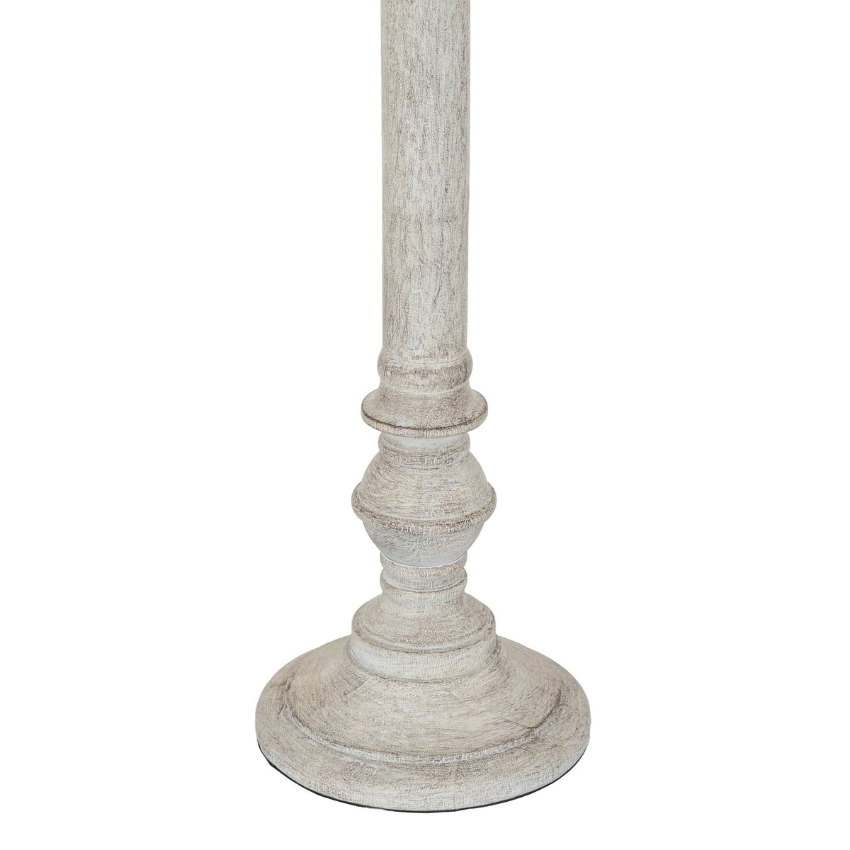 White Table Lamp 79cm — Living Room Table Lamp, Linen Shade, Liora