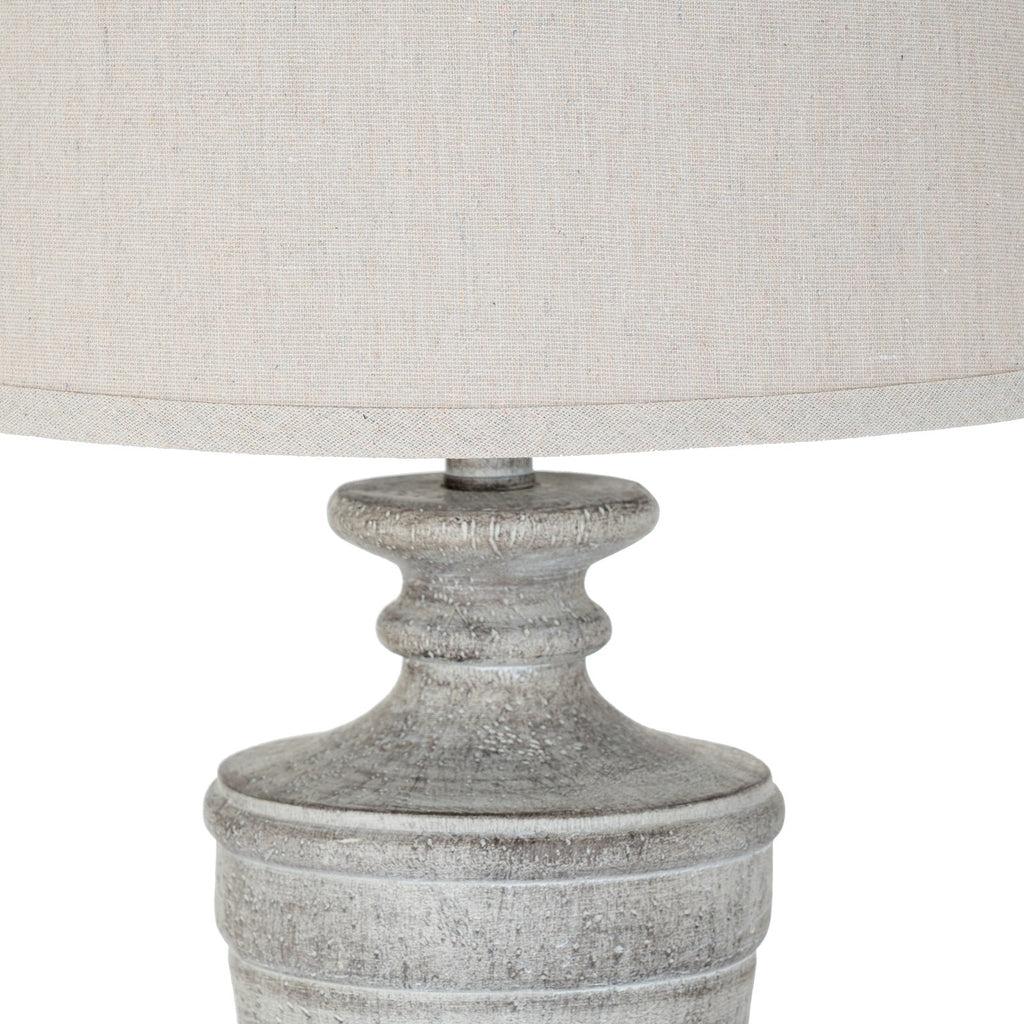 Ossia Table Lamp With Linen Shade — table lamp