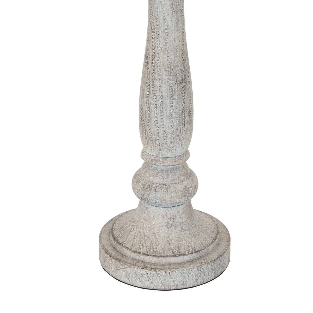 White Table Lamp 74cm — Living Room Table Lamp, Linen Shade, Stella