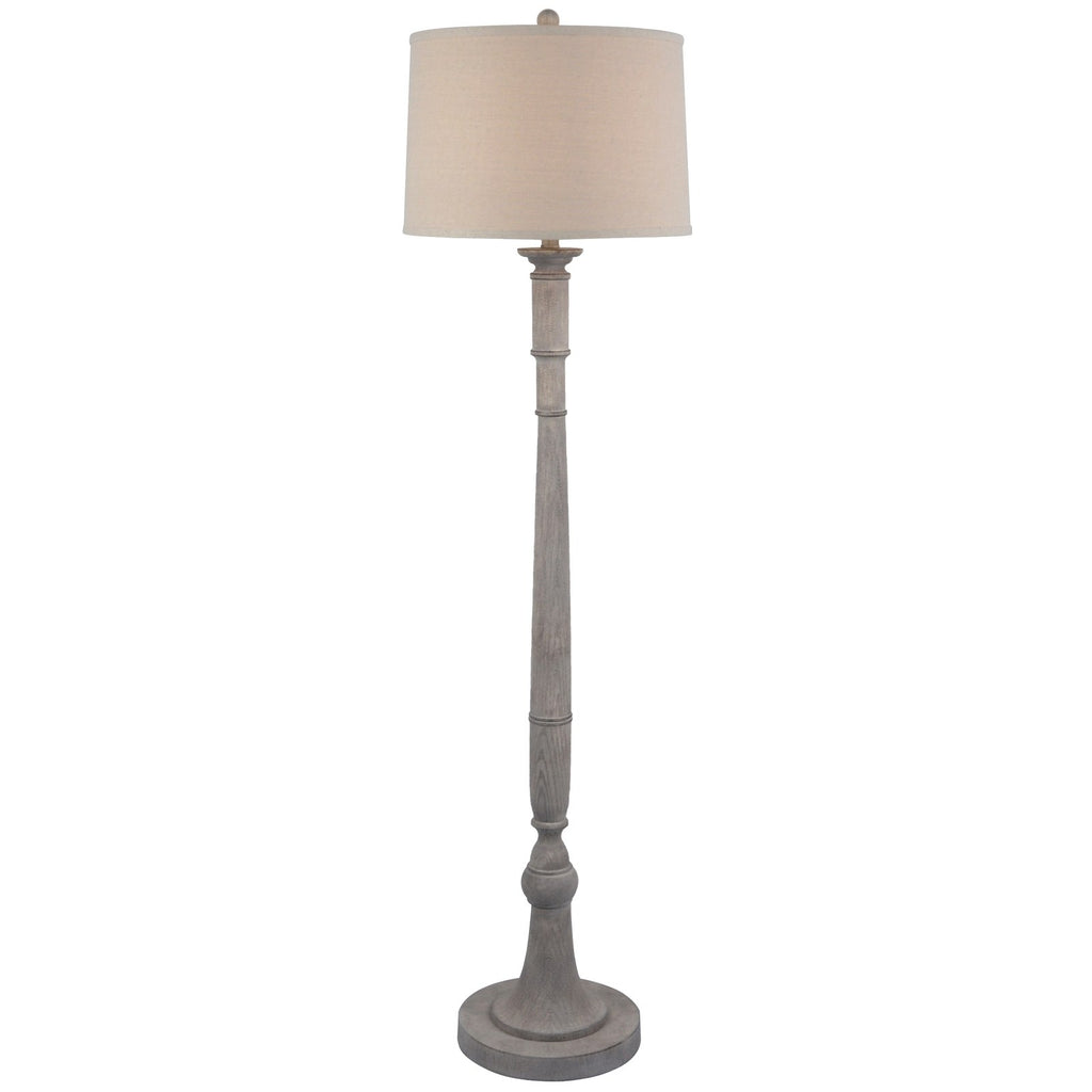 Stella Floor Lamp With Linen Shade — floor lamp