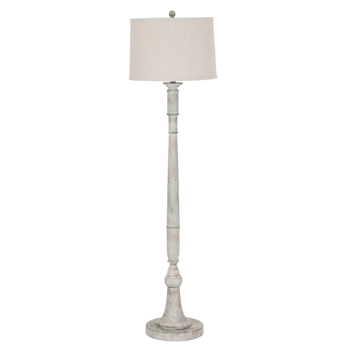 Stella Floor Lamp With Linen Shade — floor lamp