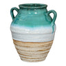 Large White Ceramic Vase 38cm — Flower Vase, Amphora