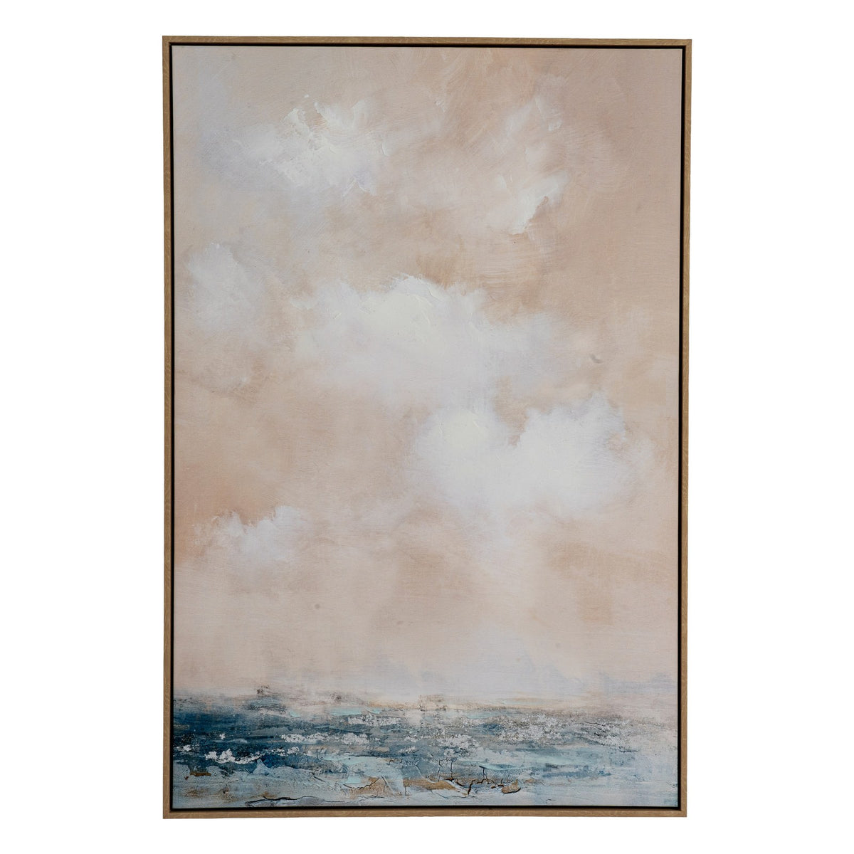 Stratos Hand Painted Canvas In Frame — wall art
