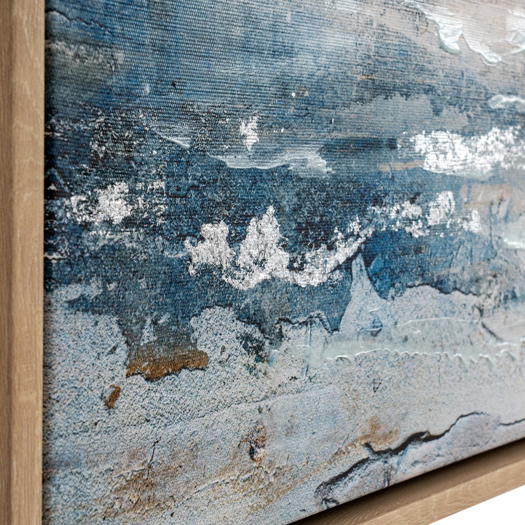 Stratos Hand Painted Canvas In Frame — wall art