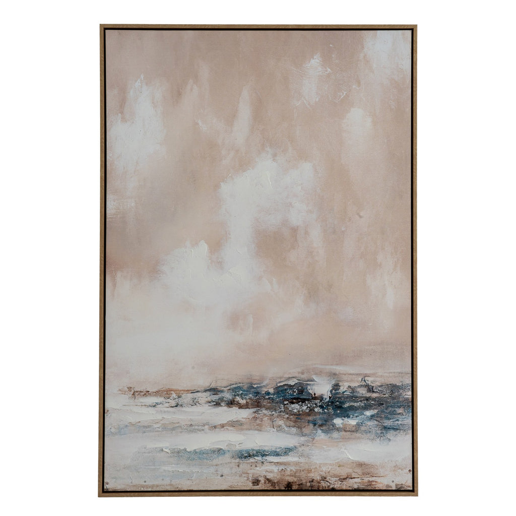 Veydra Hand Painted Canvas In Frame — wall art