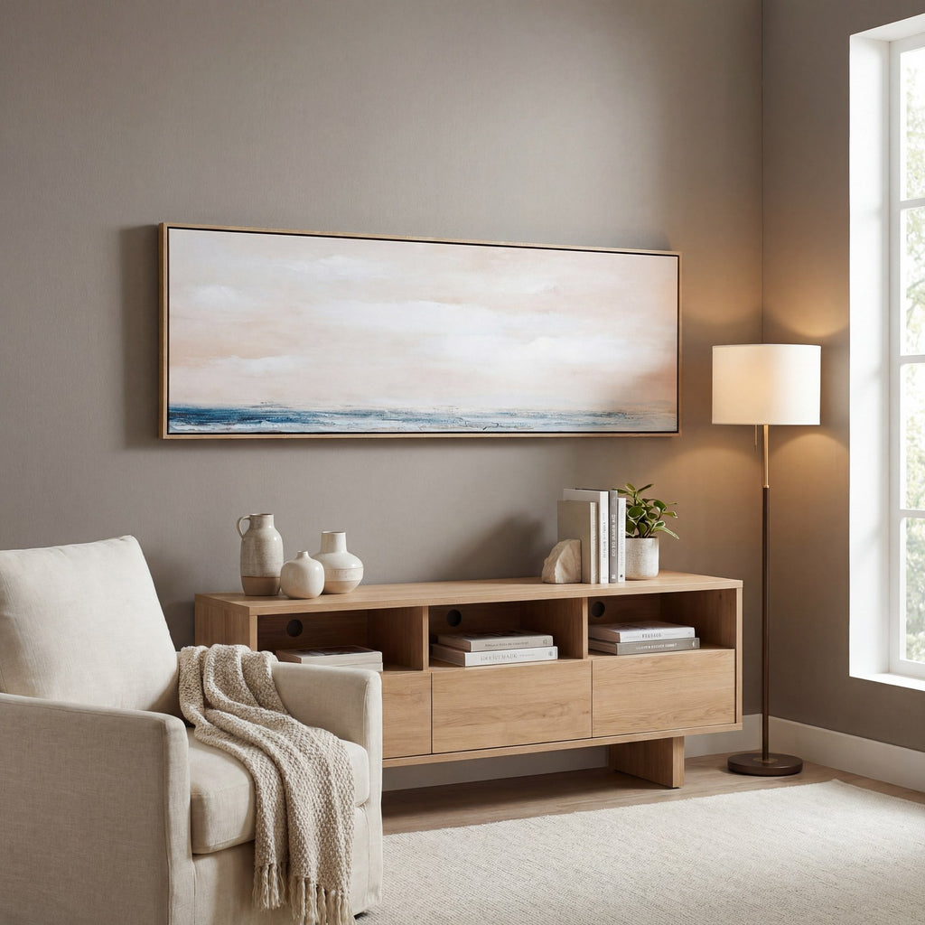 Ondra Hand Painted Canvas In Frame — wall art