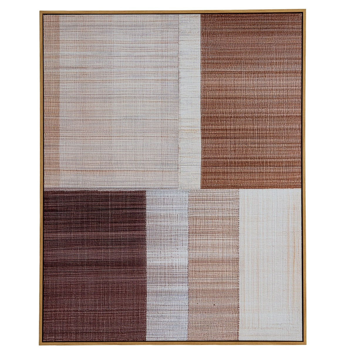 Umbora Hand Painted Canvas In Frame — wall art
