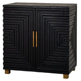 Lennox Black 2 Door Small Sideboard