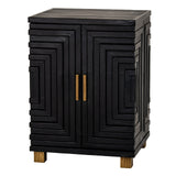 Lennox Black 2 Door Side Cupboard — sideboard