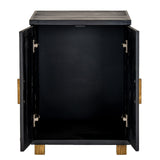 Lennox Black 2 Door Side Cupboard — sideboard