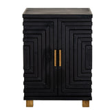 Lennox Black 2 Door Side Cupboard — sideboard