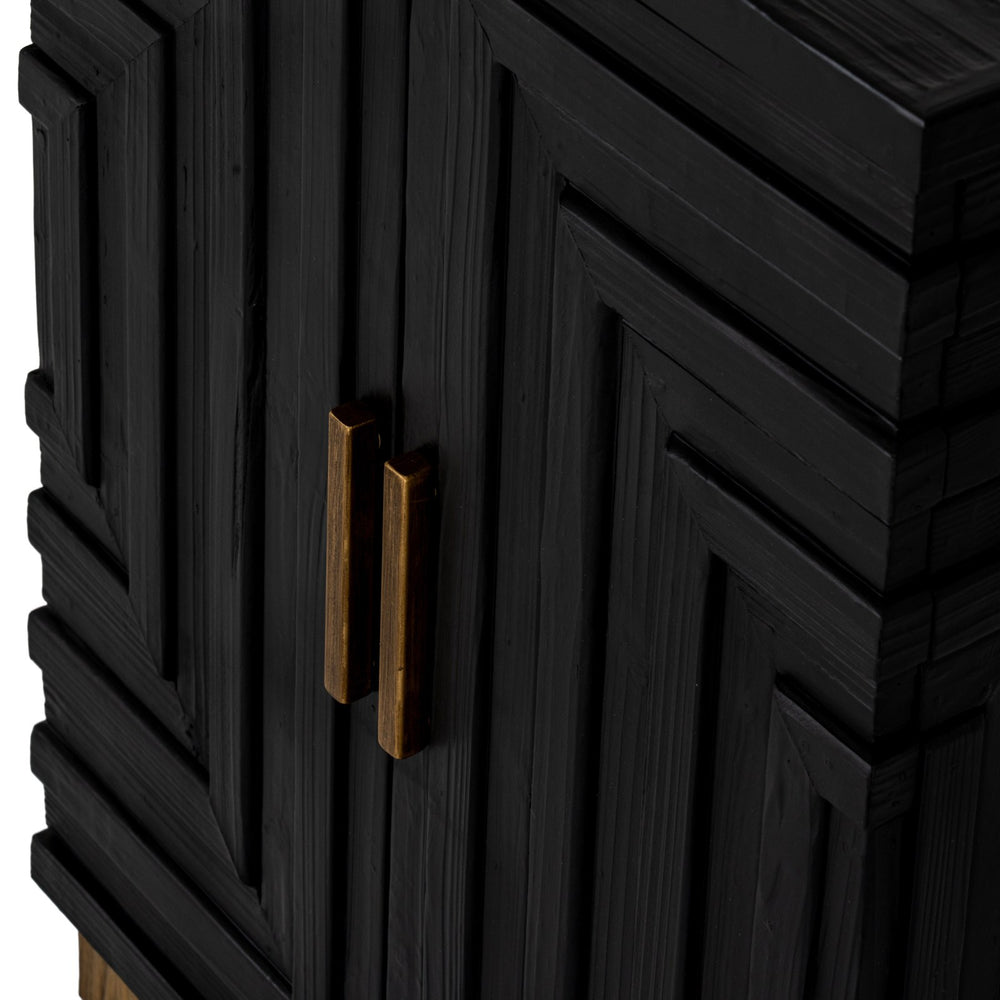 Lennox Black 2 Door Side Cupboard — sideboard