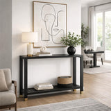Lennox Black Console Table — console table
