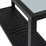 Lennox Black Console Table — console table
