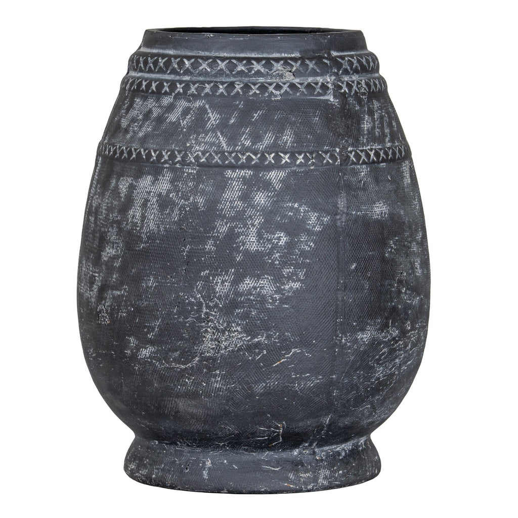 Etched Tall Vase — vase