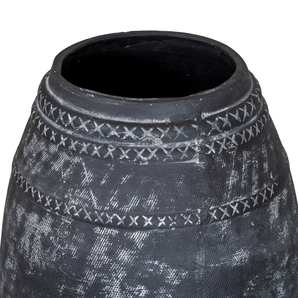 Etched Tall Vase — vase