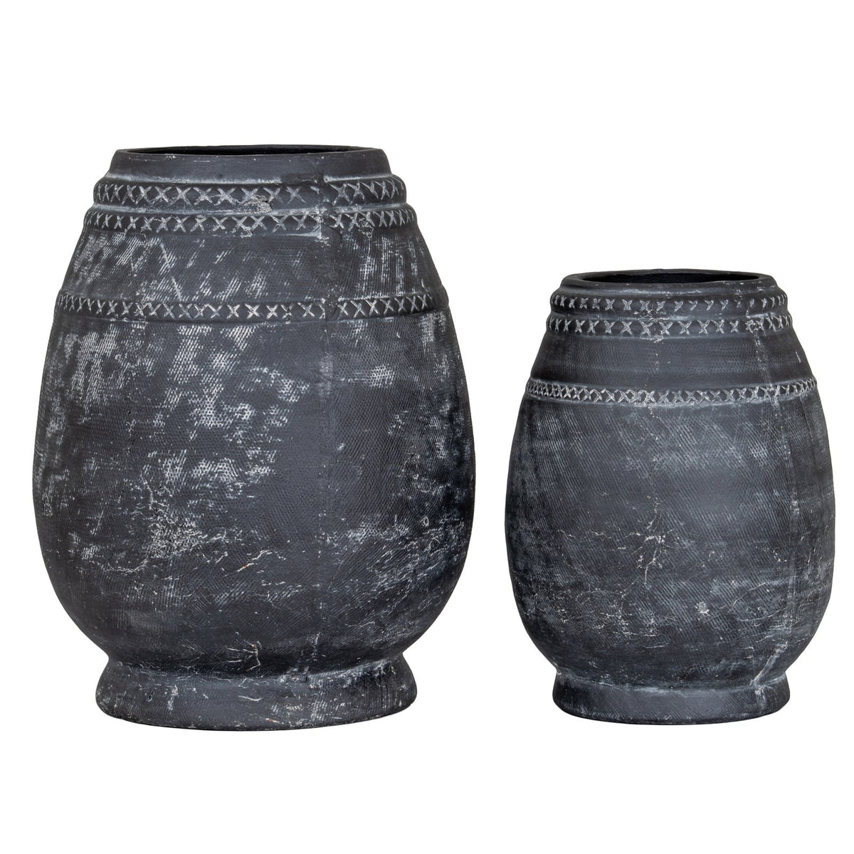 Etched Tall Vase — vase
