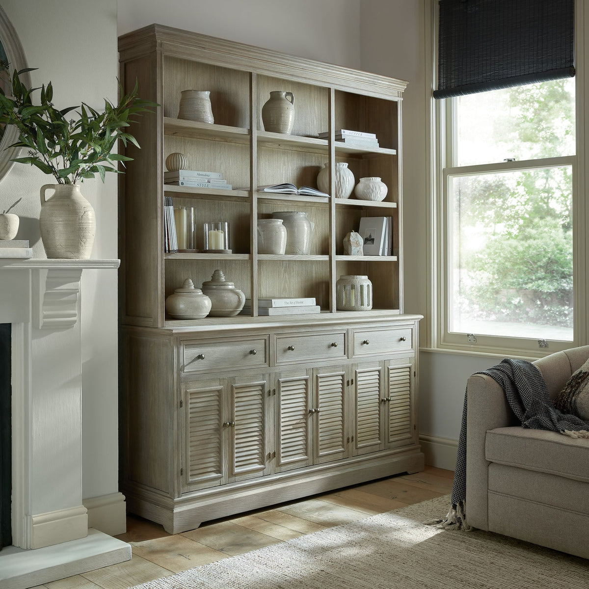 Delphine Collection 6 Door 3 Drawer Large Dresser