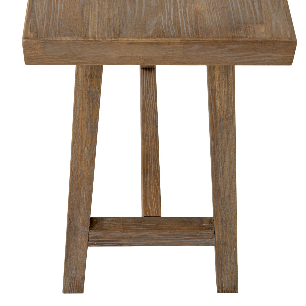 Narrow Whitewashed Console Table 140cm — Hallway Table, Wood
