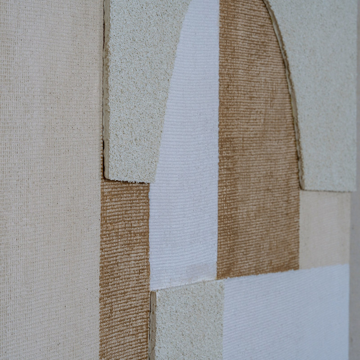 Portina Linen Textured Canvas in Frame — wall art