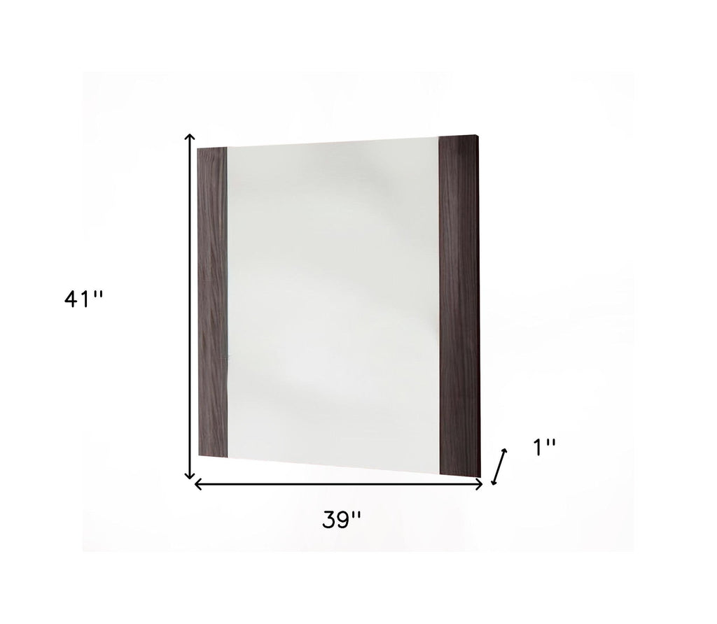 Pallas 41" Grey Framed Accent Mirror