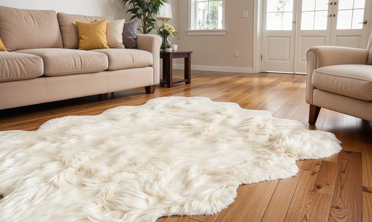 Toison 6' × 8' New Zealand Sheepskin Rug — Natural