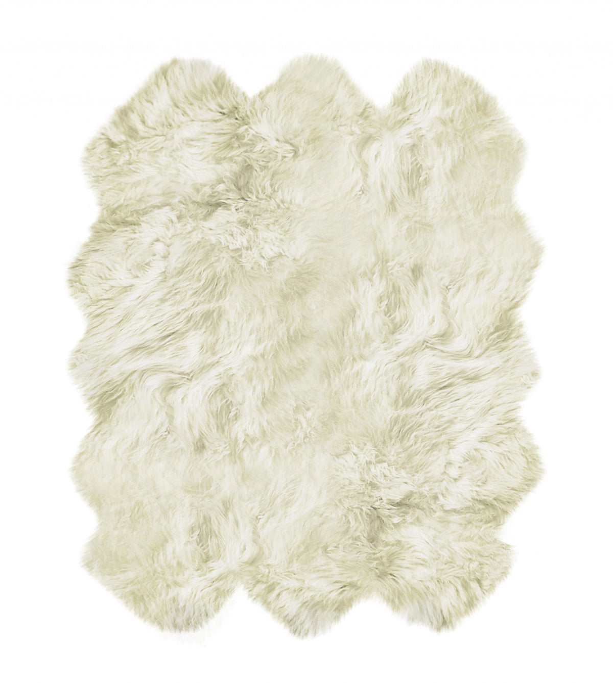 Toison 6' × 6' Sheepskin Rug — Natural, Non-Skid