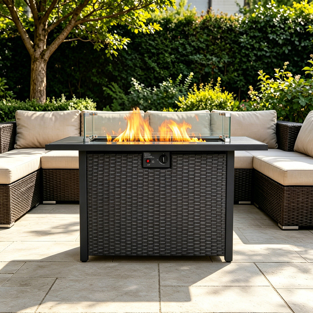 44 Inch 50000 BTU Propane Fire Pit Table