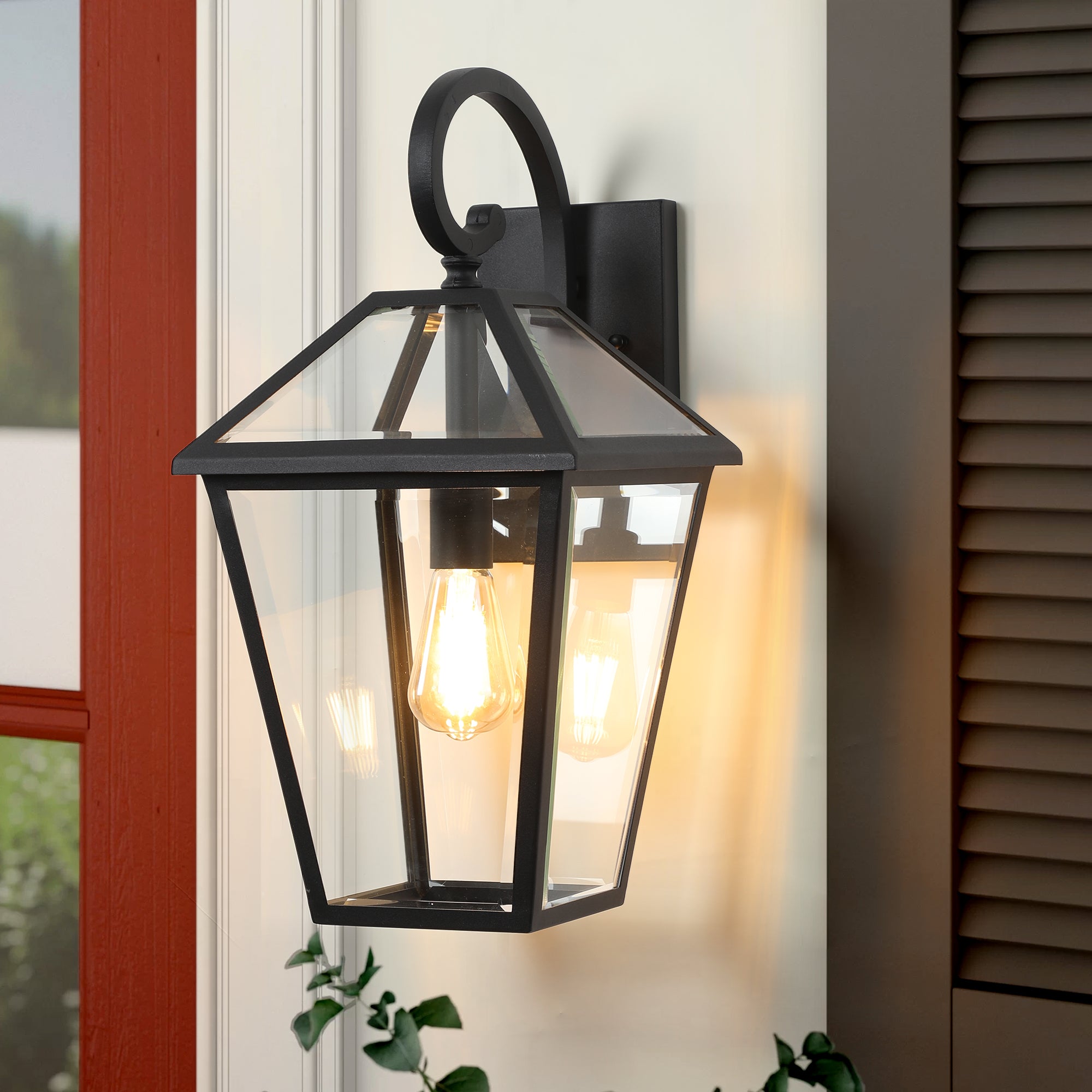 Genoa Outdoor Wall Lantern, Set of 2