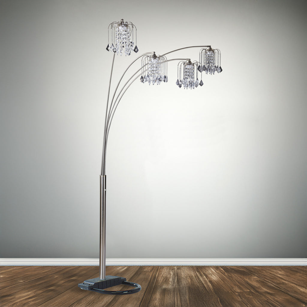 1pc Modern Design Classic Luxury Sleek Multi-head Floor Lamp