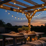 Solar LED String Lights 10m / 100 Bulbs — Warm White