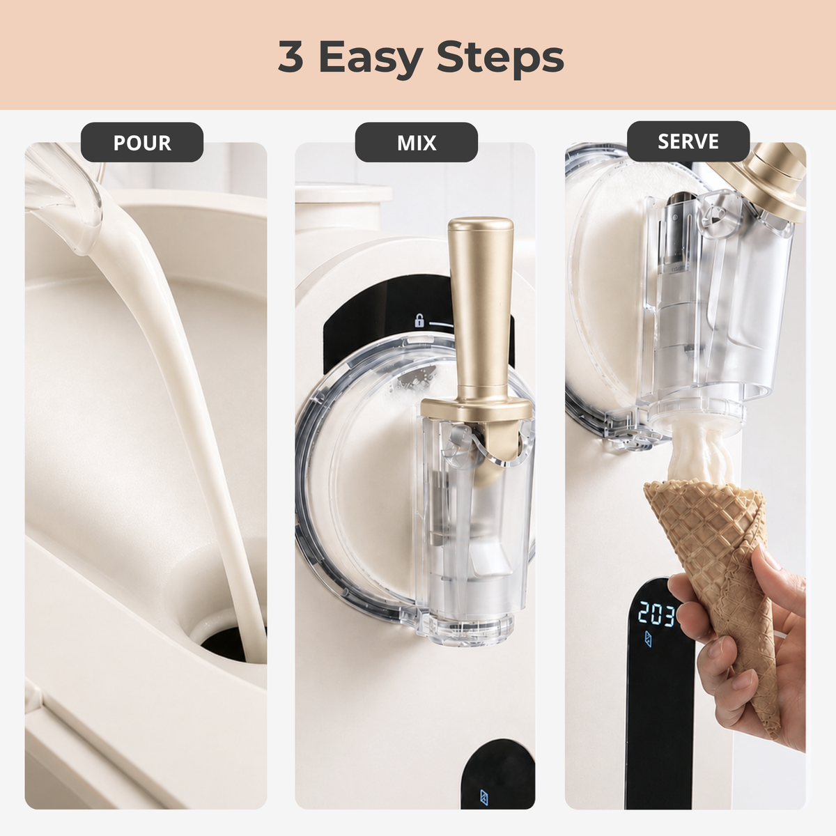 Whynter ICS-167-GW Soft Serve Machine