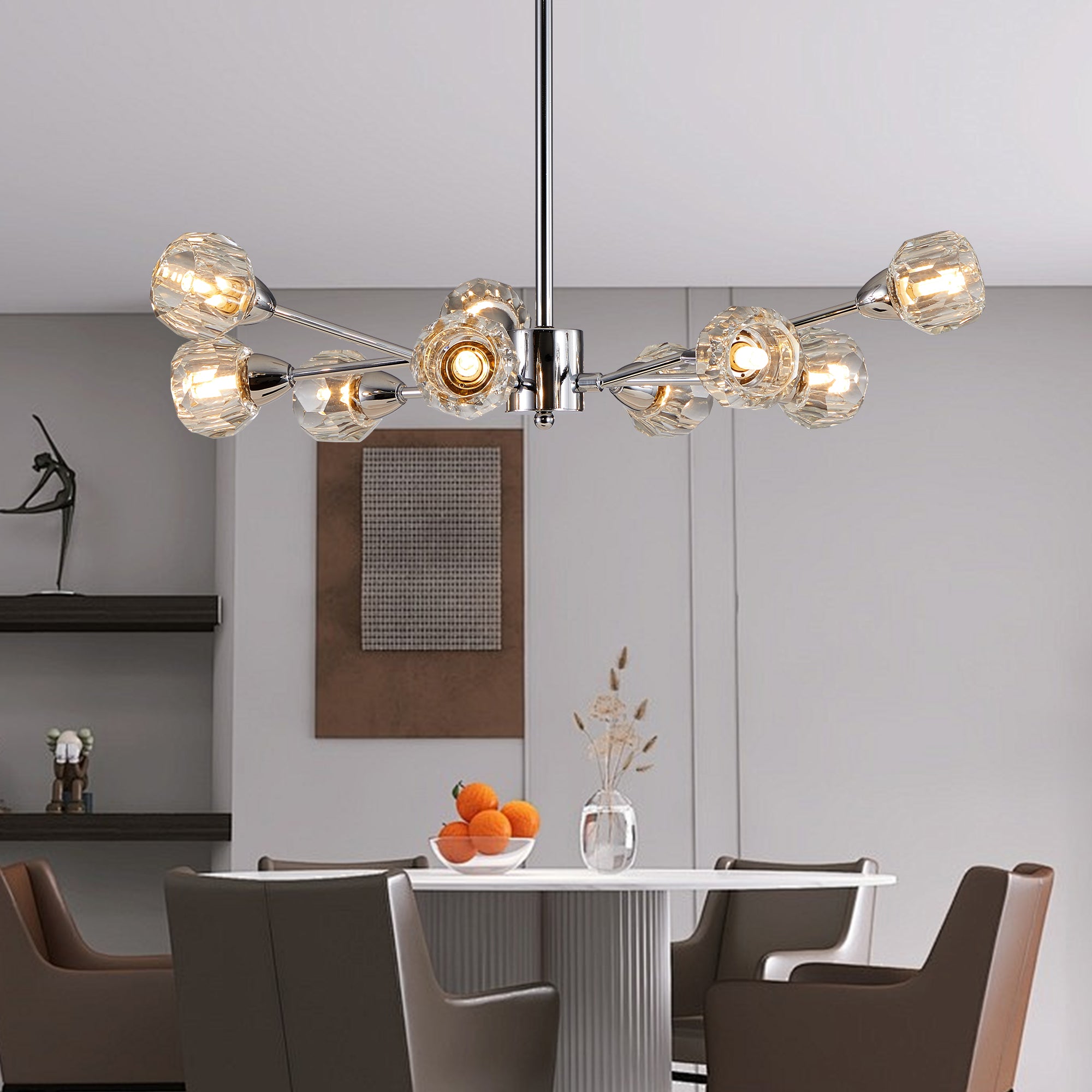 28" Modern Crystal Chandeliers