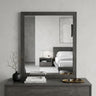 Cendre 43" Grey Wood Framed Dresser Mirror