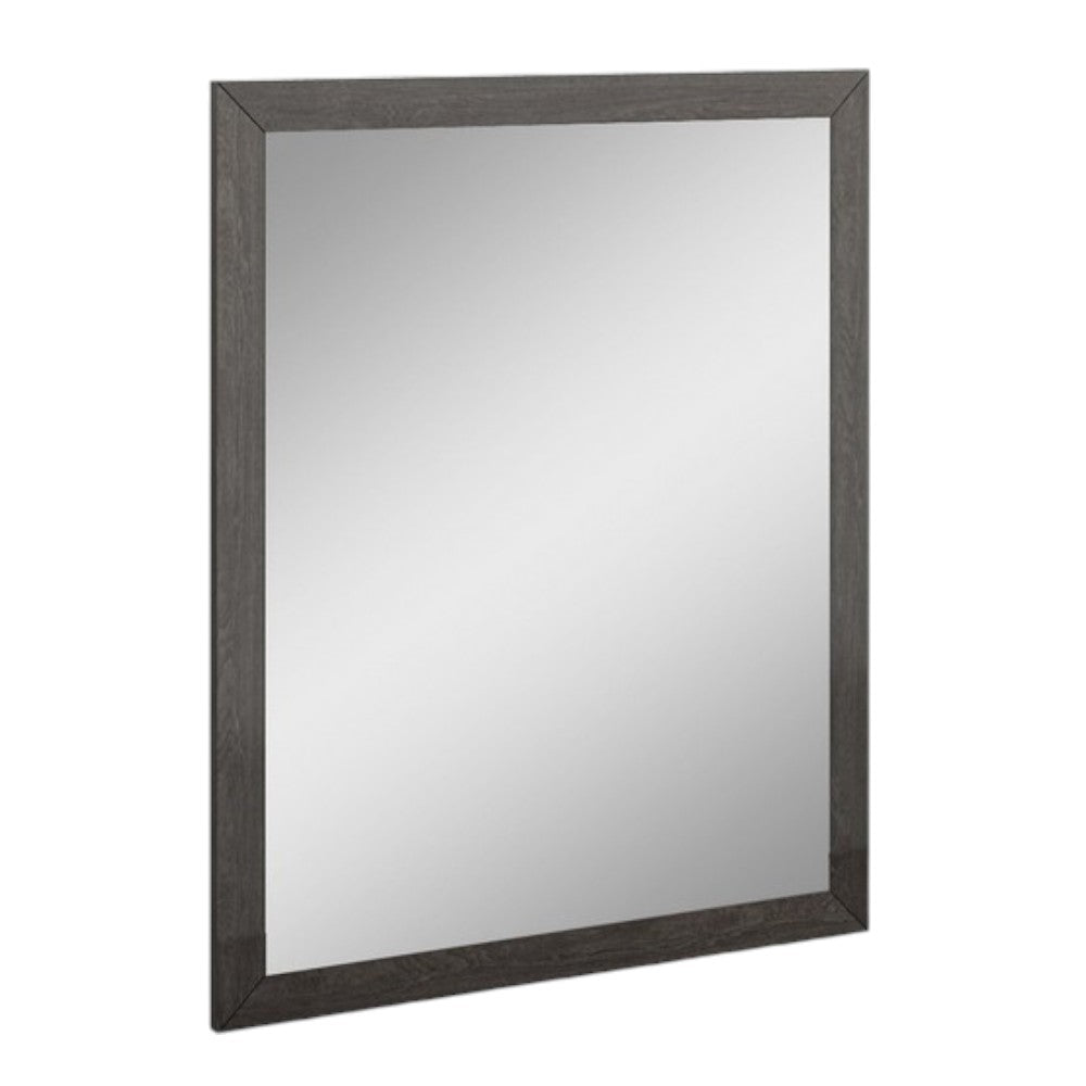 Cendre 43" Grey Wood Framed Dresser Mirror