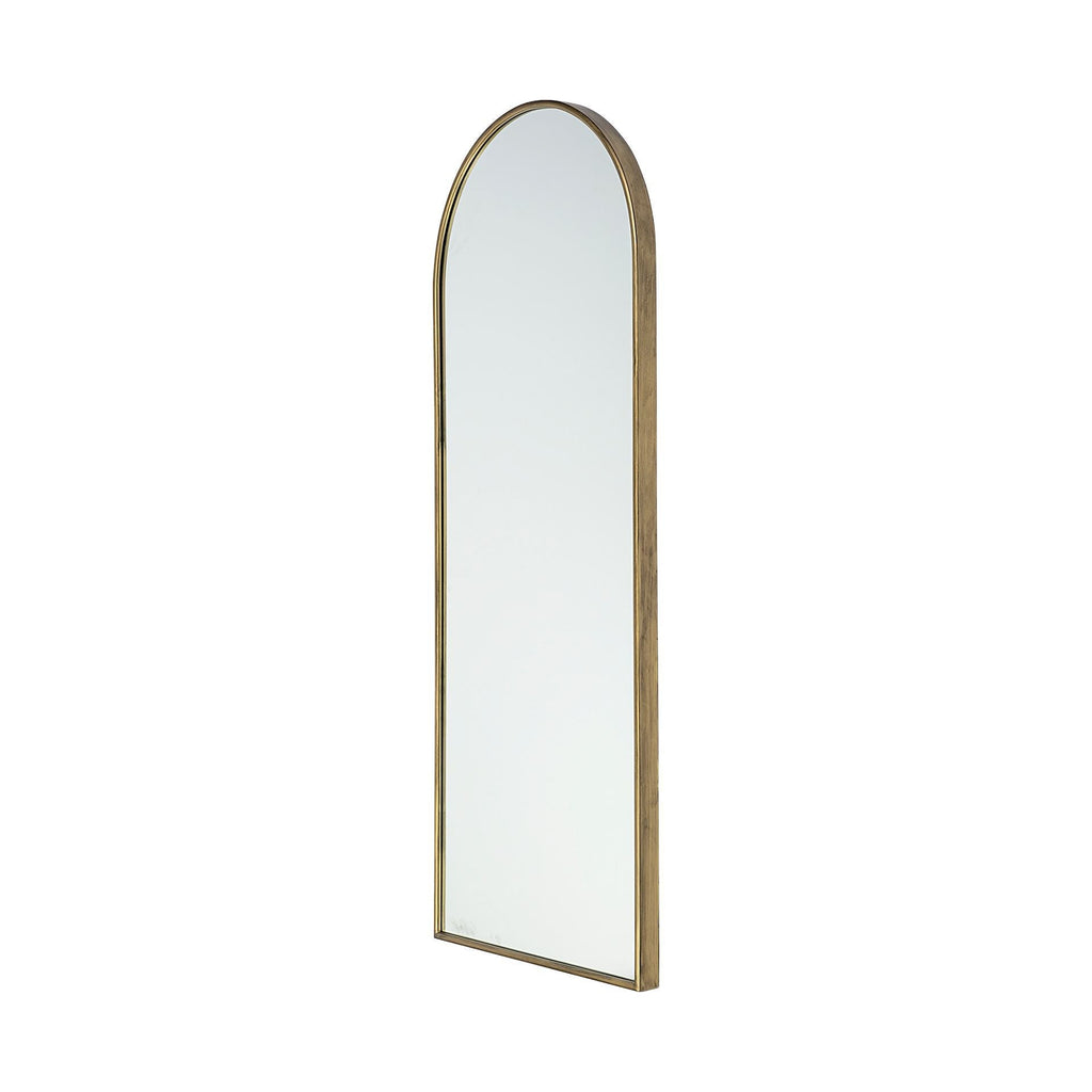 Arche 70" Gold Arch Metal Framed Mirror