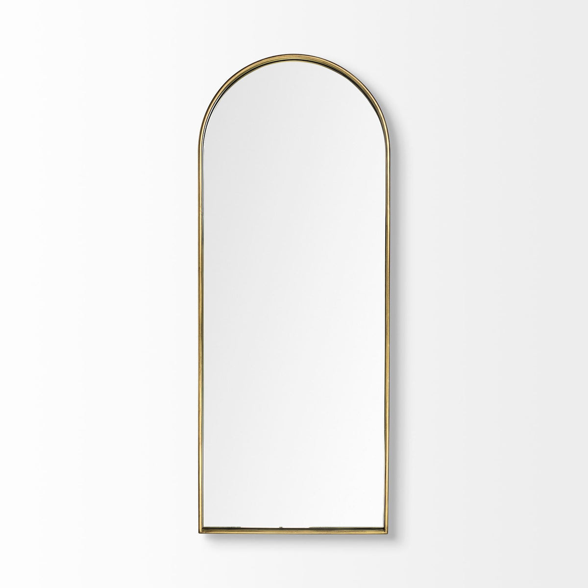 Arche 70" Gold Arch Metal Framed Mirror