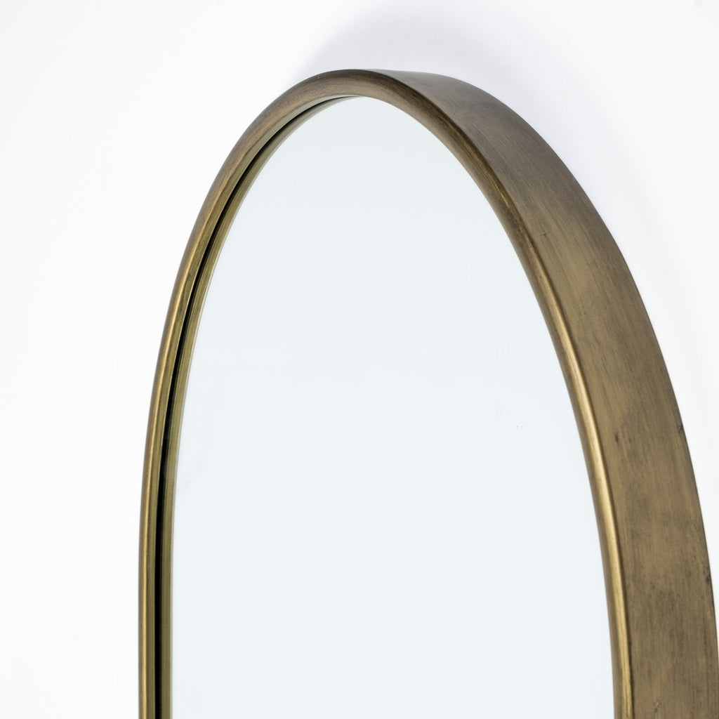 Arche 70" Gold Arch Metal Framed Mirror