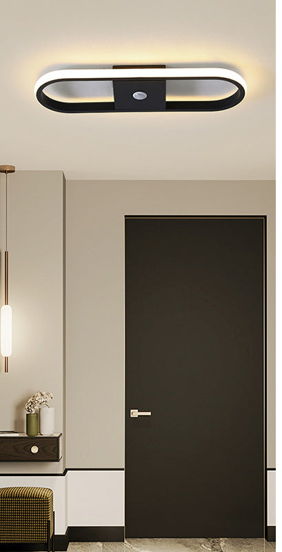LED Flush Mount with PIR Motion Sensor