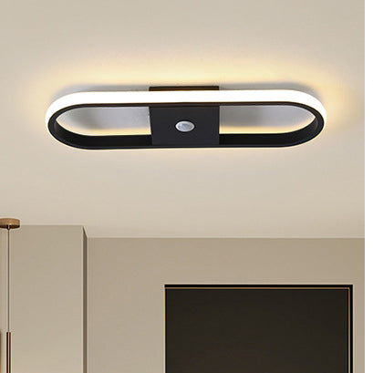 LED Flush Mount with PIR Motion Sensor