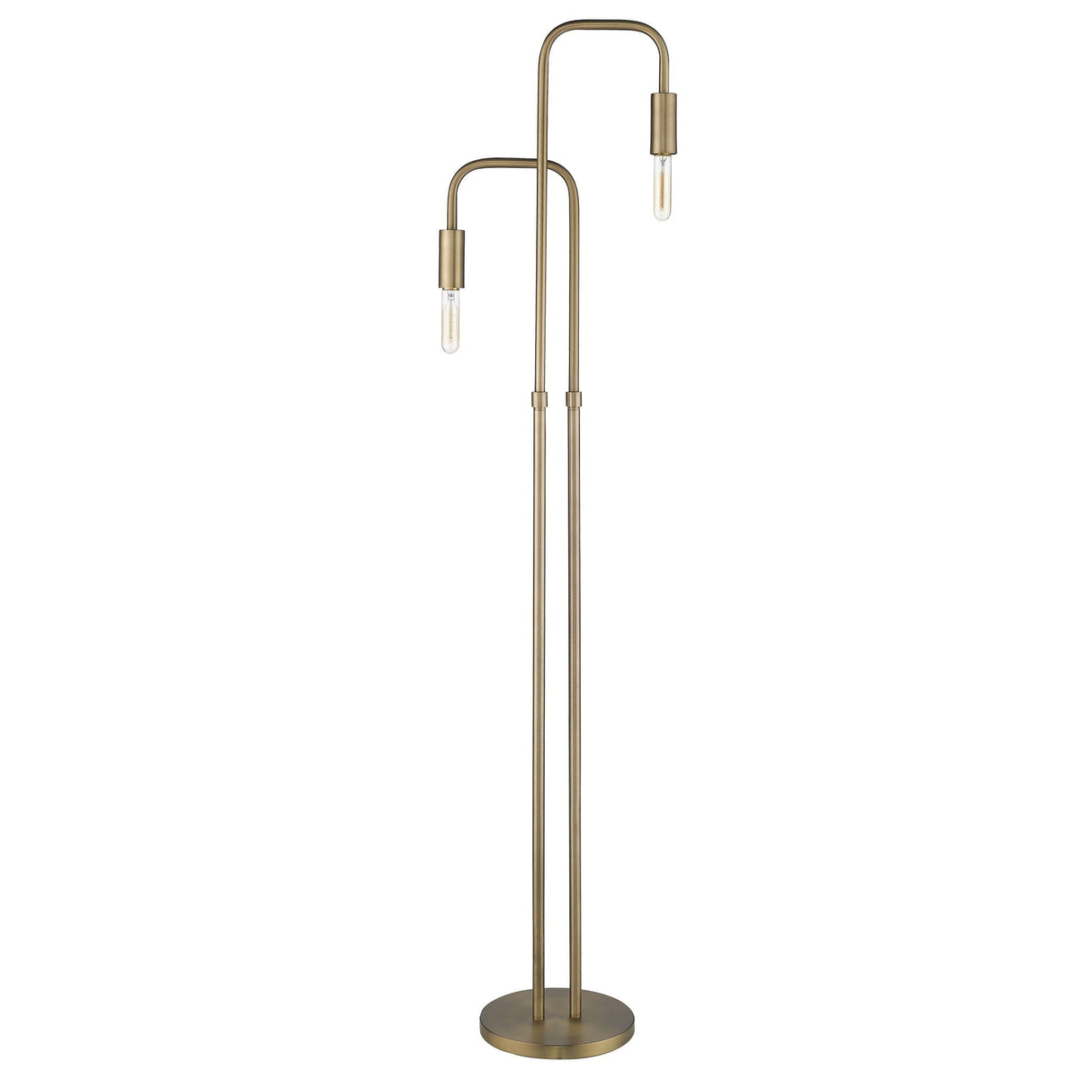 Flambeau 63" 2-Light Metal Torchiere Floor Lamp