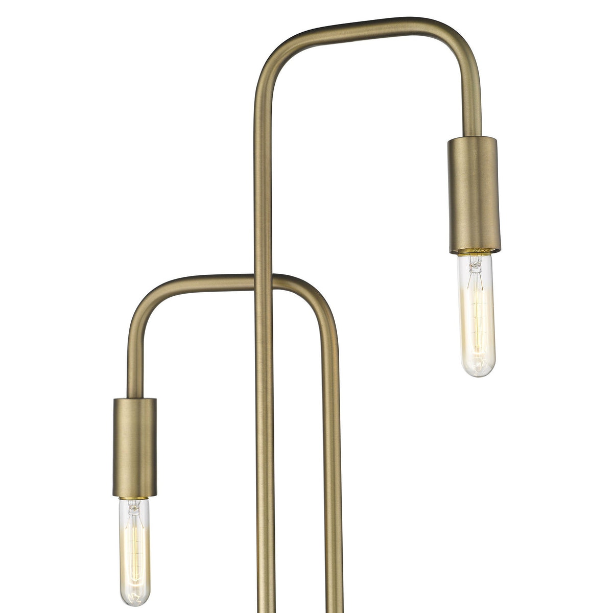 Flambeau 63" 2-Light Metal Torchiere Floor Lamp